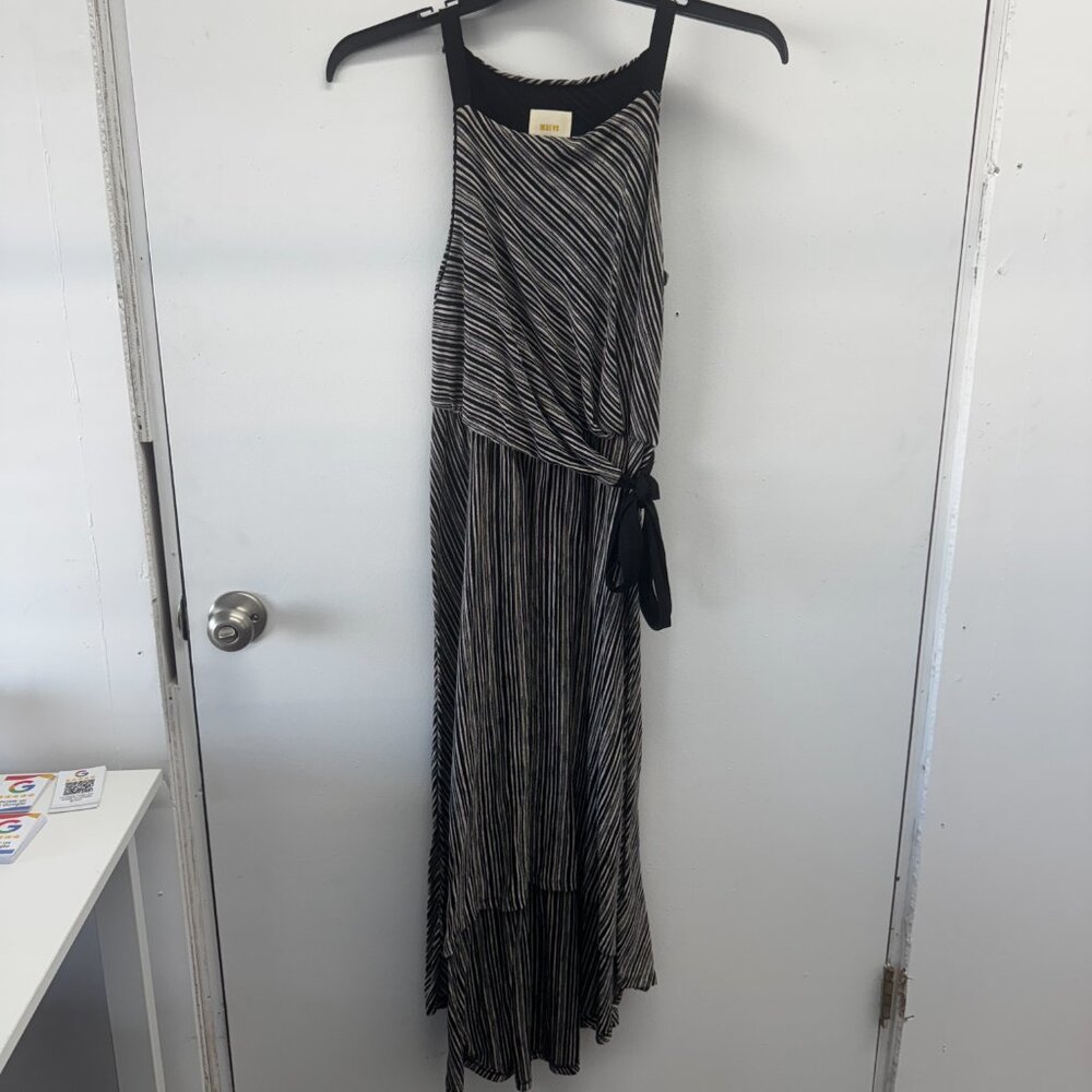 Maeve Anthropology Asymmetrical Black Sleeveless Dress - XS, - Picture 8 of 11